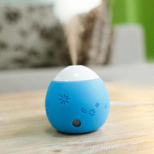 Anion Humidifier Atomizer w/ LED Light, Powered by USB, Mini and Portable Design for Student, Office